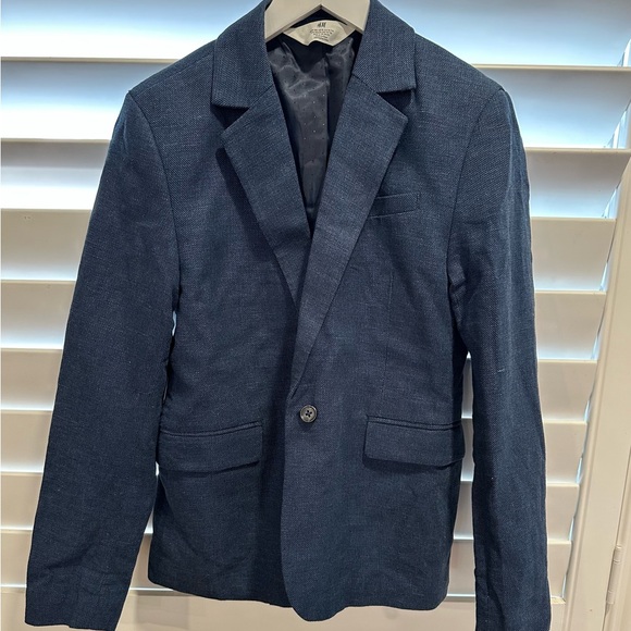 H&M Other - H&M linen Dark Blue kids Blazer